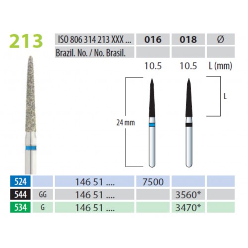 Freze diamantate, efilate, forma 213